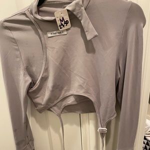 Long sleeve crop top Fashion nova